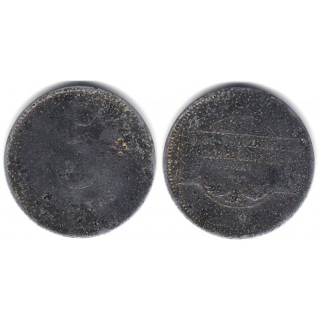 Unión Cooperatista Barcelonesa El Reloj y la Dignidad. 5 Pesetas (RC+/BC-)