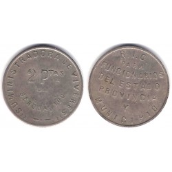 Suministradora de Víveres. 2 Pesetas (MBC)