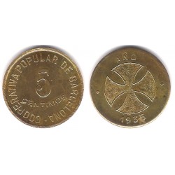 Cooperativa Popular de Barcelona. 1935. 5 Céntimos (EBC)