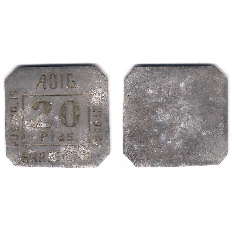 Roig. 20 Pesetas (BC)