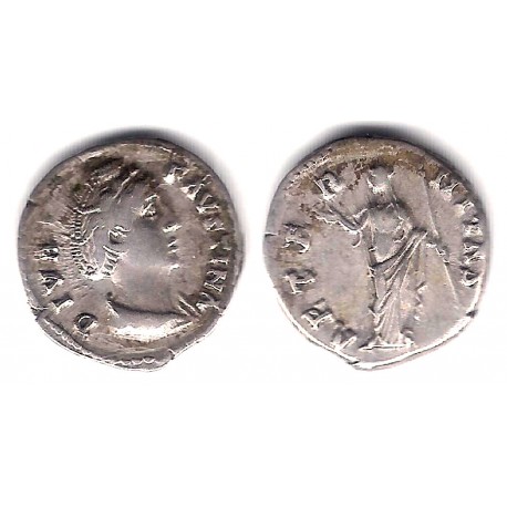 Faustina (Mayor). 138-140 d.C. Denario (MBC) (Plata)