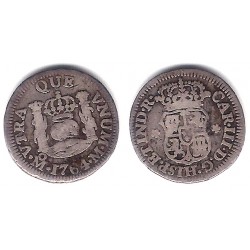 Carlos III. 1764. ½ Real (BC) (Plata) Ceca de Mejico M