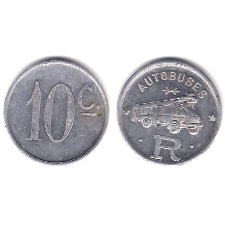 Autobuses Roca. 10 Céntimos (MBC+)