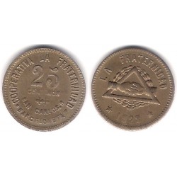 Cooperativa La Fraternidad. Barceloneta. 1923. 25 Céntimos (MBC)