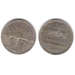 Cooperativa El Siglo XX. Barceloneta. 1 Peseta (MBC)