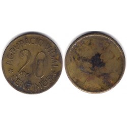 Agrupació Vidal. 20 Céntimos (MBC)