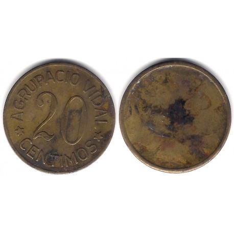 Agrupació Vidal. 20 Céntimos (MBC)