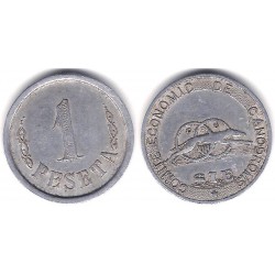 S.I.E. Comité Econòmic de Canodroms. 1 Peseta (MBC)