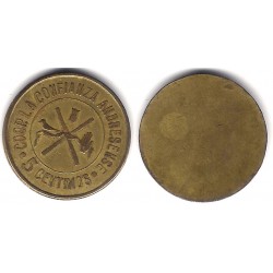 Cooperativa La Confianza Andresense. 5 Céntimos (MBC+)