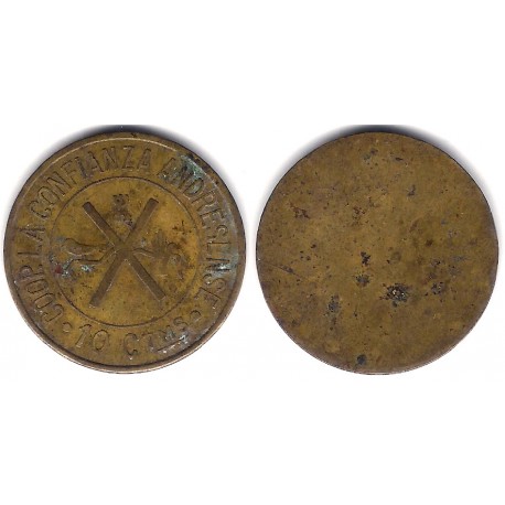 Cooperativa La Confianza Andresense. 10 Céntimos (BC)