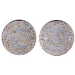 Cooperativa de Consumo La Familiar. Pueblo Nuevo. 25 Céntimos (BC)