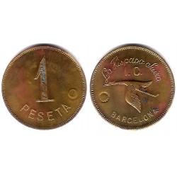 La Hispano Suiza. 1 Peseta (EBC)