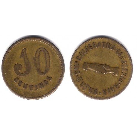 Sociedad Cooperativa. Panadería. Vich. Mutua. 10 Céntimos (MBC)