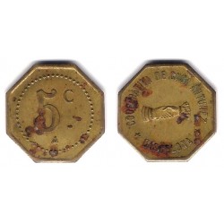 Cooperativa de Casa Antunez. 5 Céntimos (MBC)