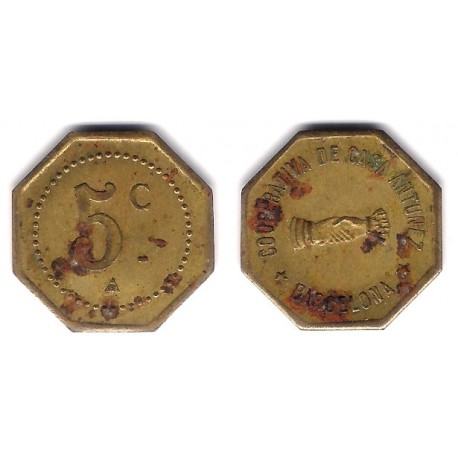 Cooperativa de Casa Antunez. 5 Céntimos (MBC)