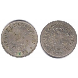 Cooperativa La Nueva Actividad Obrera de Sans. 1932. 2 Pesetas (BC+)