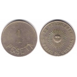 La Guixolense. Sant Feliu de Guixols. 1 Peseta (MBC+)