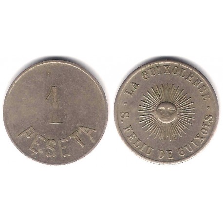 La Guixolense. Sant Feliu de Guixols. 1 Peseta (MBC+)
