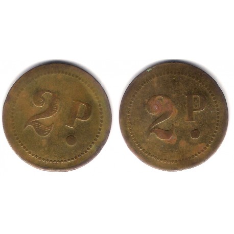 Ficha de Casino. 2 Pesetas (BC)