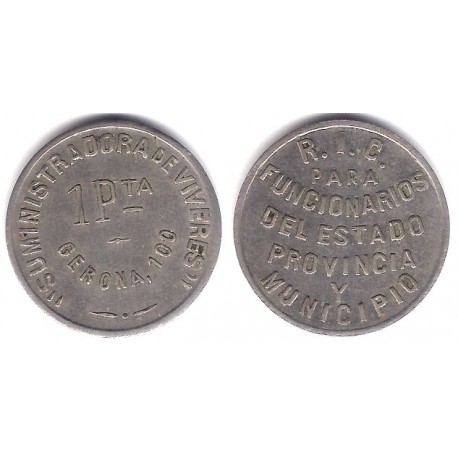 Suministradora de Víveres. 1 Peseta (MBC)