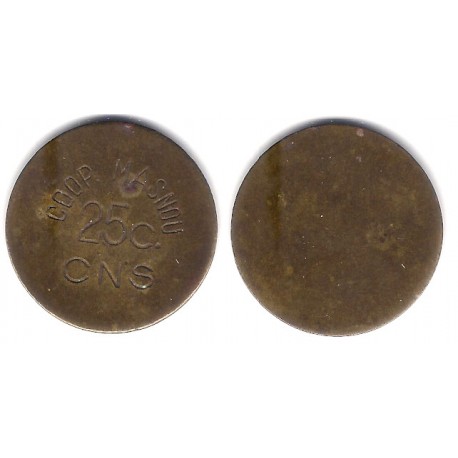 Cooperativa Masnou. CNS. 25 Céntimos (MBC)