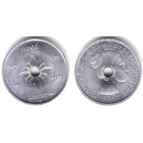 (4) Laos. 1952. 10 Cents (SC)