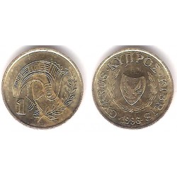 (53.3) Chipre. 1996. 1 Cent (EBC)