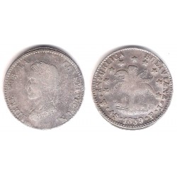 (123.2) Bolivia. 1859. 4 Soles (MBC-) (Plata)