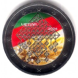 Lituania. 2024. 2 Euro (SC) Coloreada