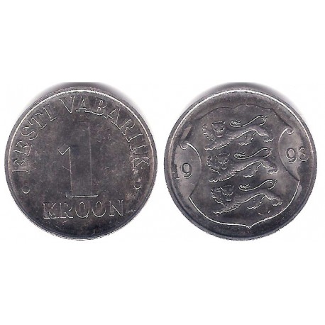 (28) Estonia. 1993. 1 Kroon (SC)