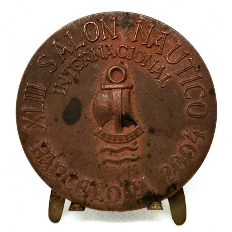 Medalla. XLIII Salón Náutico Internacional. Barcelona 2004 (MBC) 50mm