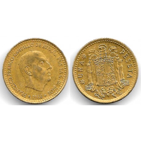 Estado Español. 1966*(19-74). 1 Peseta (MBC)