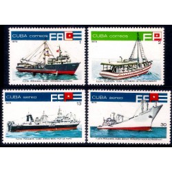 Cuba. 1978. Serie de 4 Valores (Nuevo) Flota Pesquera