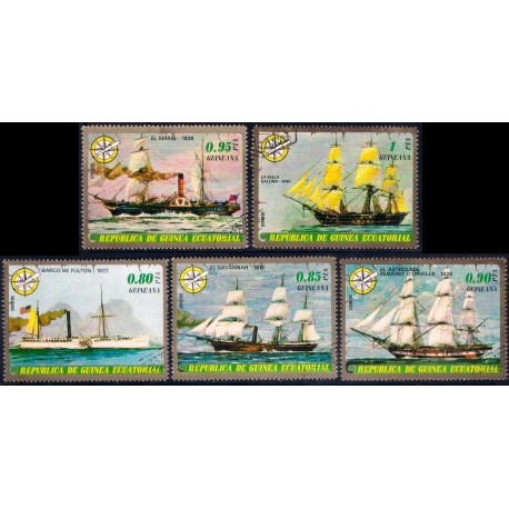 Guinea Ecuatorial. Sin Fecha. Serie Completa (Usado) Barcos