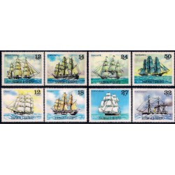Samoa i Sisifo. 1981. Serie Completa (Nuevo) Barcos y Veleros