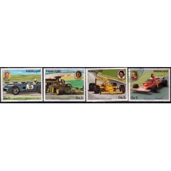 Paraguay. 1989. Serie de 4 Valores (Usado) Coches de Competición