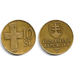 (11.1) Eslovaquia. 1995. 10 Koruna (MBC)