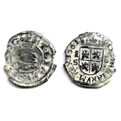 Felipe IV. 1661. 8 Maravedi (BC/BC+) Ceca de Segovia