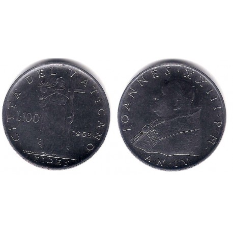 (64.2) Ciudad del Vaticano. 1962. 100 Lira (SC)