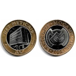 (140) Mozambique. 2006. 10 Meticais (SC)