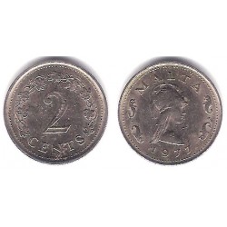 (9) Malta. 1977. 2 Cents (MBC)