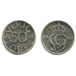 (855) Suecia. 1983. 50 Ore (EBC)