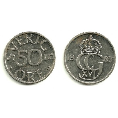 (855) Suecia. 1983. 50 Ore (EBC)