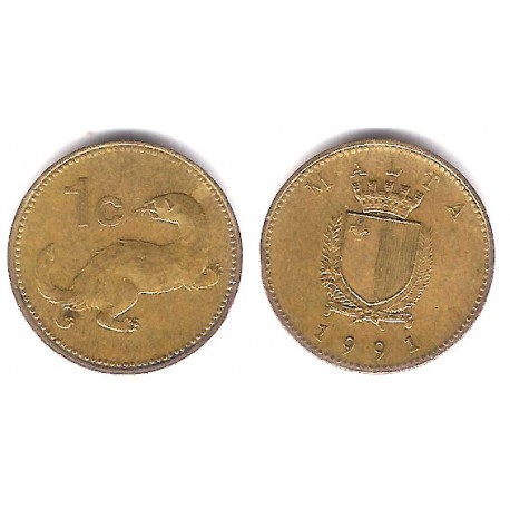 (93) Malta. 1991. 1 Cent (MBC)