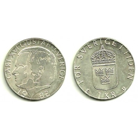 (852) Suecia. 1982. 1 Krone (MBC)