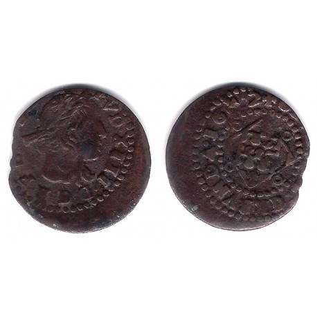 Luis XIV (Principado Catalán). 1642. Seiseno (BC+/MBC-) Ceca de Gerona