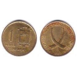 (1) Guinea Ecuatorial. 1969*(19-69). 1 Peseta (MBC)