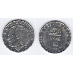 (852) Suecia. 1980. 1 Krona (MBC)