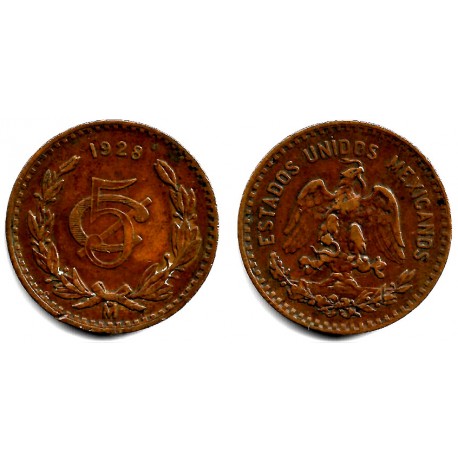 (422) Estados Unidos Mexicanos. 1928. 5 Centavos (MBC)