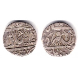 (C42) Estados Nativos de la India (Orchha). 1841(AH1257//48). 1 Rupee (MBC+) (Plata)